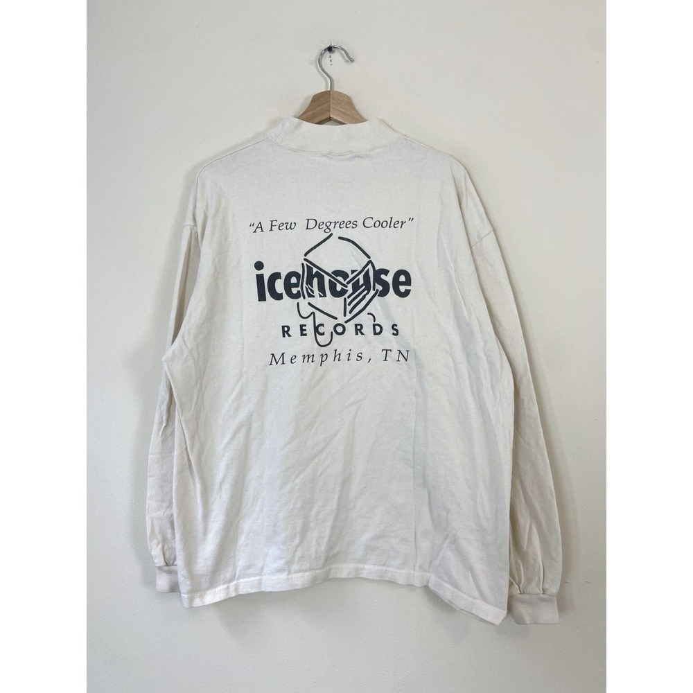 Vintage 90's Priority Records Rap Ice‎ Cube Ice T Long Sleeve Tee Shirt